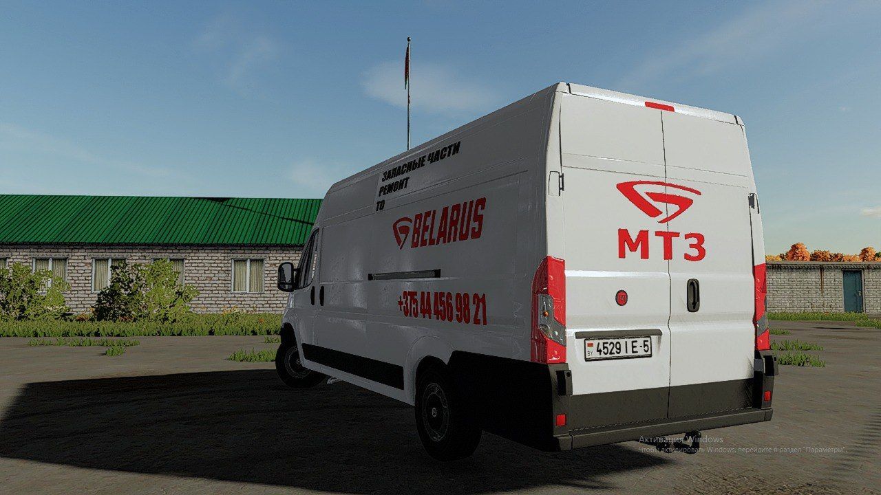 Автомобіль Fiat Ducato Dealer Van для Farming Simulator 22