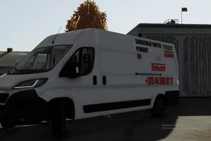 Автомобіль Fiat Ducato Dealer Van для Farming Simulator 22 — 6