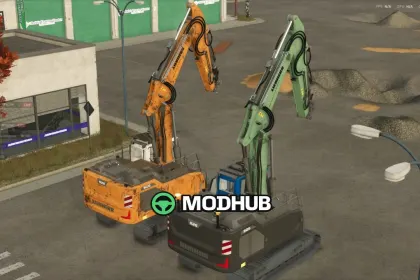 Excavator Liebherr R926 for FS25 — 2
