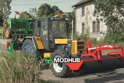 Walze Grégoire Besson 3m für FS25 — 2