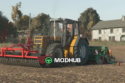 Walze Grégoire Besson 3m für FS25 — 3