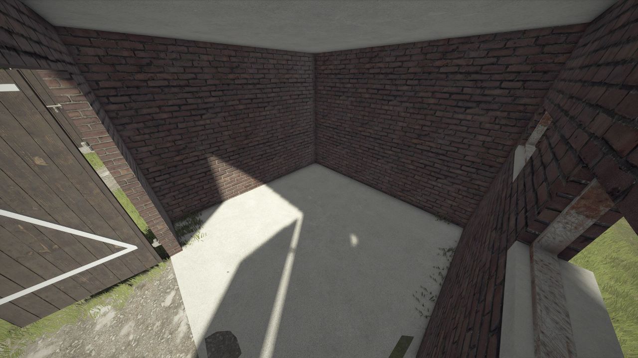 Практичний Середній Польський Сарай з Гаражем Medium Polish Shed With Garage для FS25