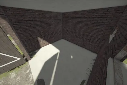 Практичний Середній Польський Сарай з Гаражем Medium Polish Shed With Garage для FS25 — 2