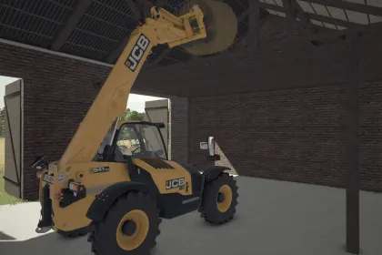 Практичний Середній Польський Сарай з Гаражем Medium Polish Shed With Garage для FS25 — 3