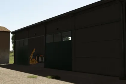 Практичний Середній Польський Сарай з Гаражем Medium Polish Shed With Garage для FS25 — 5