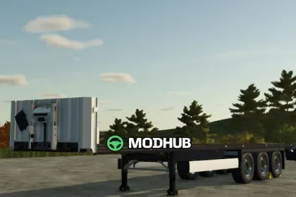 Напівпричіп Krone Profi Liner Flatbed для FS25