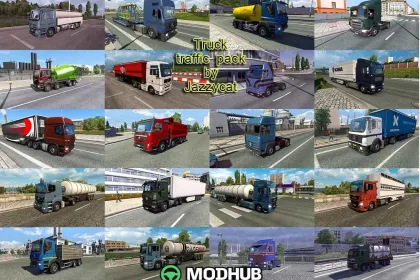 Пак вантажного трафіку Jazzycat v9.1.20 для ETS2 — 3