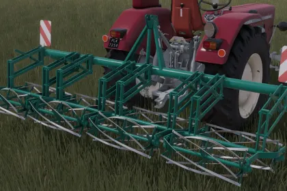Кільчасто-шпоровий коток Agromet-Unia Grudziądz U614/U615 для Farming Simulator 25 — 2