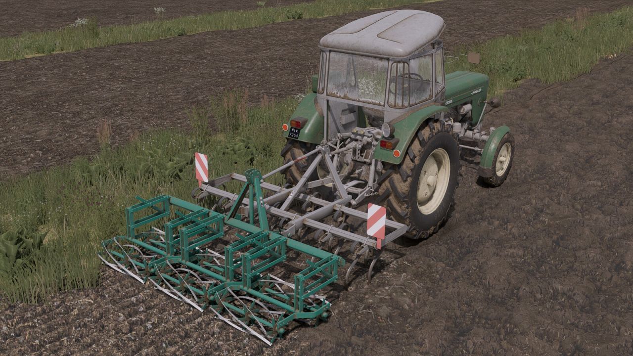 Кільчасто-шпоровий коток Agromet-Unia Grudziądz U614/U615 для Farming Simulator 25