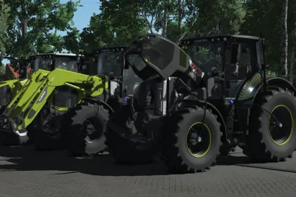 Трактор CLAAS AXION 800-870 для Farming Simulator 25