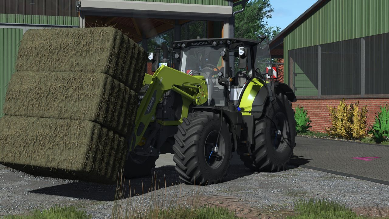 Трактор CLAAS AXION 800-870 для Farming Simulator 25
