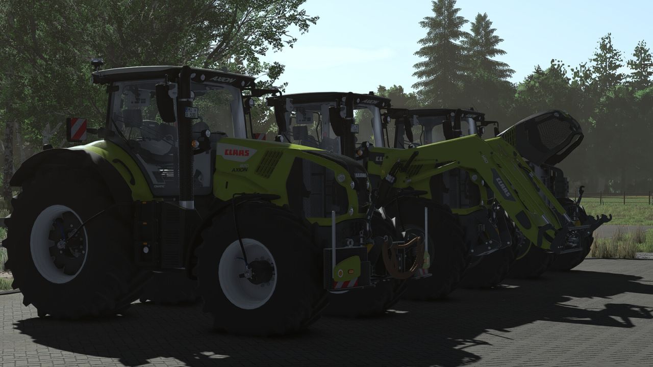 Трактор CLAAS AXION 800-870 для Farming Simulator 25