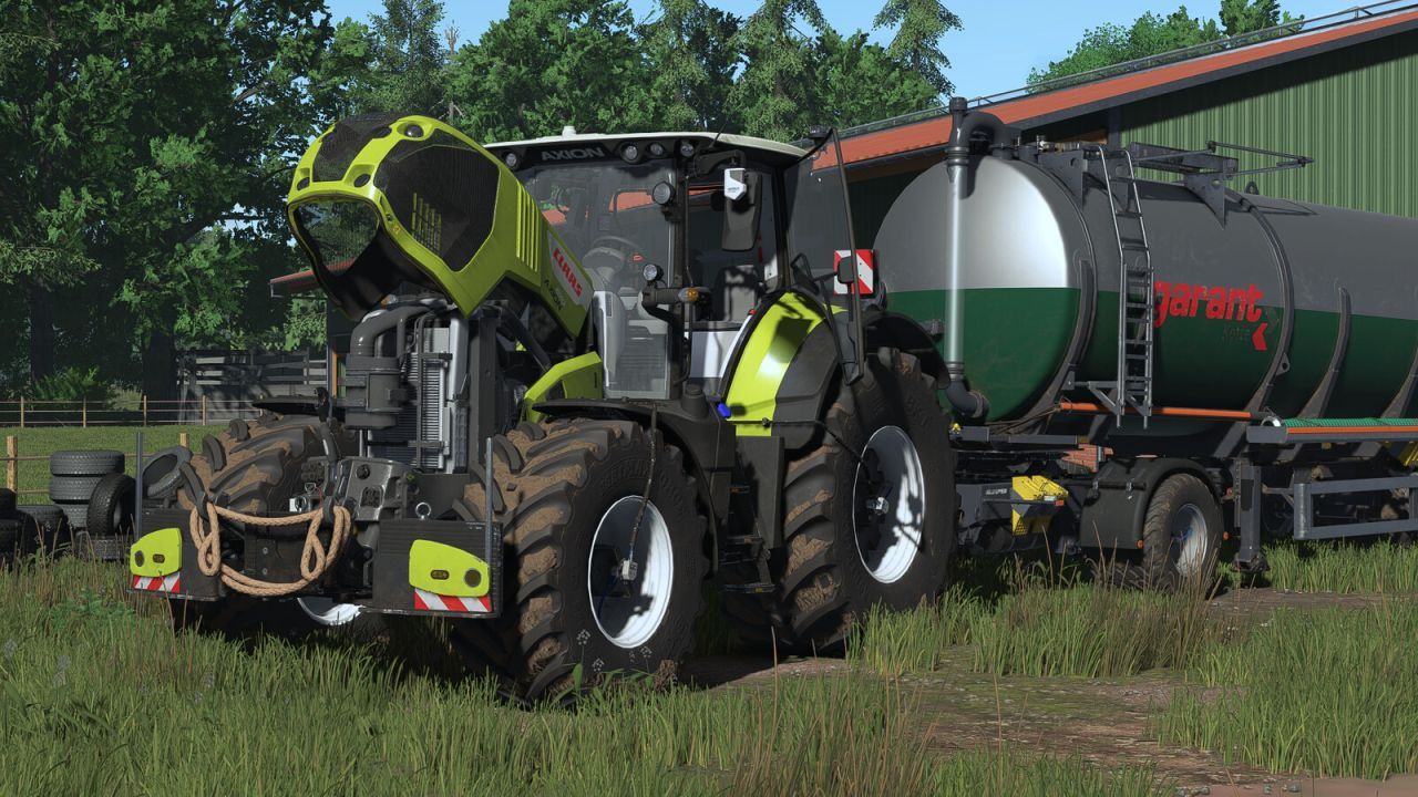 Трактор CLAAS AXION 800-870 для Farming Simulator 25