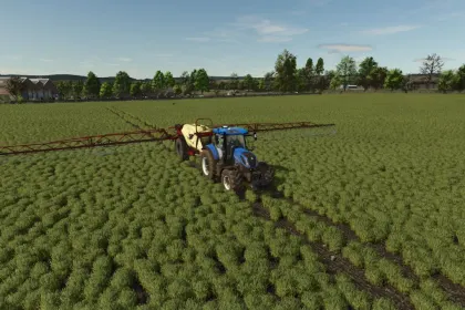 Legendarny Opryskiwacz Hardi Navigator 6000 — 36 m Szerokość i Zbiornik 6000 l do FS25 — 2