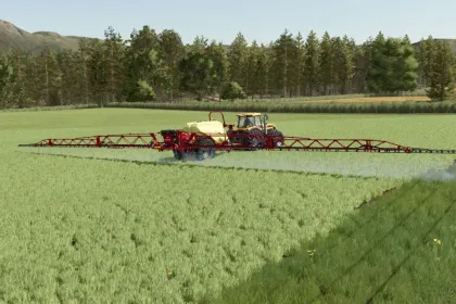 Legendarny Opryskiwacz Hardi Navigator 6000 — 36 m Szerokość i Zbiornik 6000 l do FS25 — 6