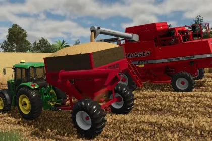 Причіп-зерновоз Lizard MSL 3500 для Farming Simulator 25 — 2