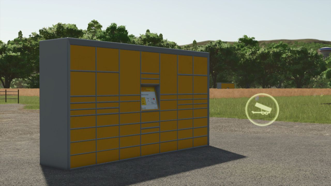 Paczka Paczkomatów Parcel Locker do Farming Simulator 25