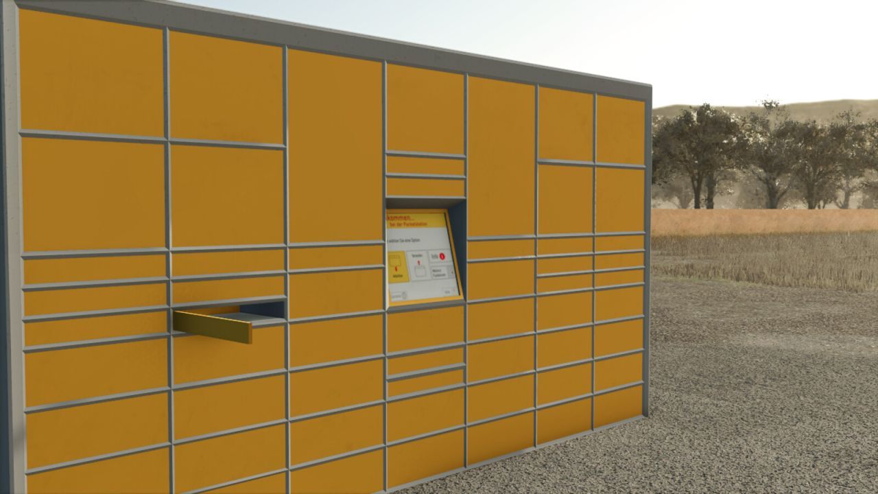 Paczka Paczkomatów Parcel Locker do Farming Simulator 25