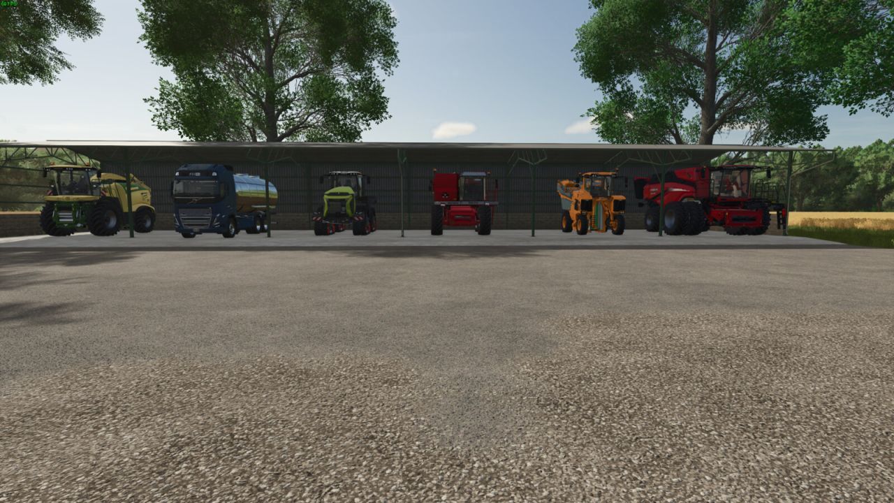 Металевий навіс 45 м для Farming Simulator 25