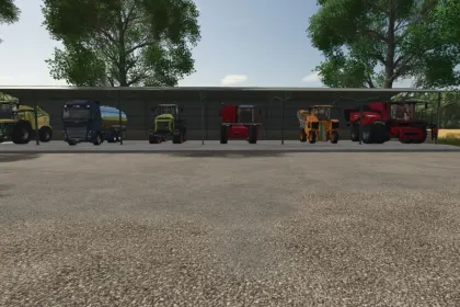 Металевий навіс 45 м для Farming Simulator 25 — 3