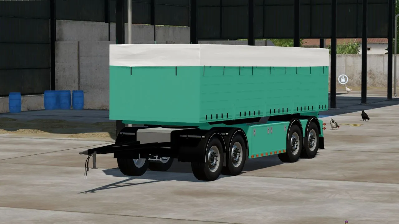 Efficient Lundby Flyer Trailer 35 000L for Large Harvests in FS25