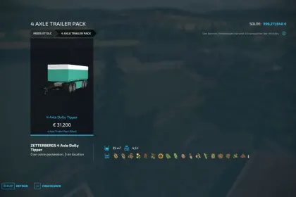 Efficient Lundby Flyer Trailer 35 000L for Large Harvests in FS25 — 2