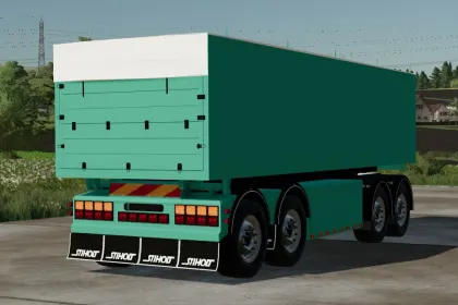 Efficient Lundby Flyer Trailer 35 000L for Large Harvests in FS25 — 3