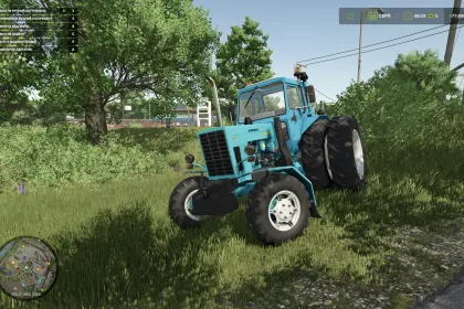 Мод на трактор МТЗ 82.1 Турбо v1.2.0.4 для Farming Simulator 25 — 3