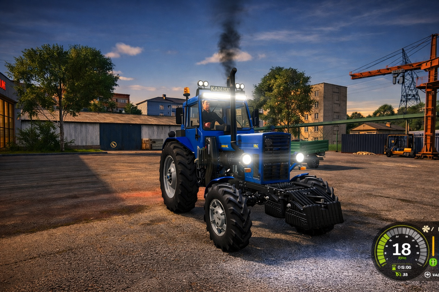 Мод на трактор МТЗ 82.1 Турбо v1.2.0.4 для Farming Simulator 25