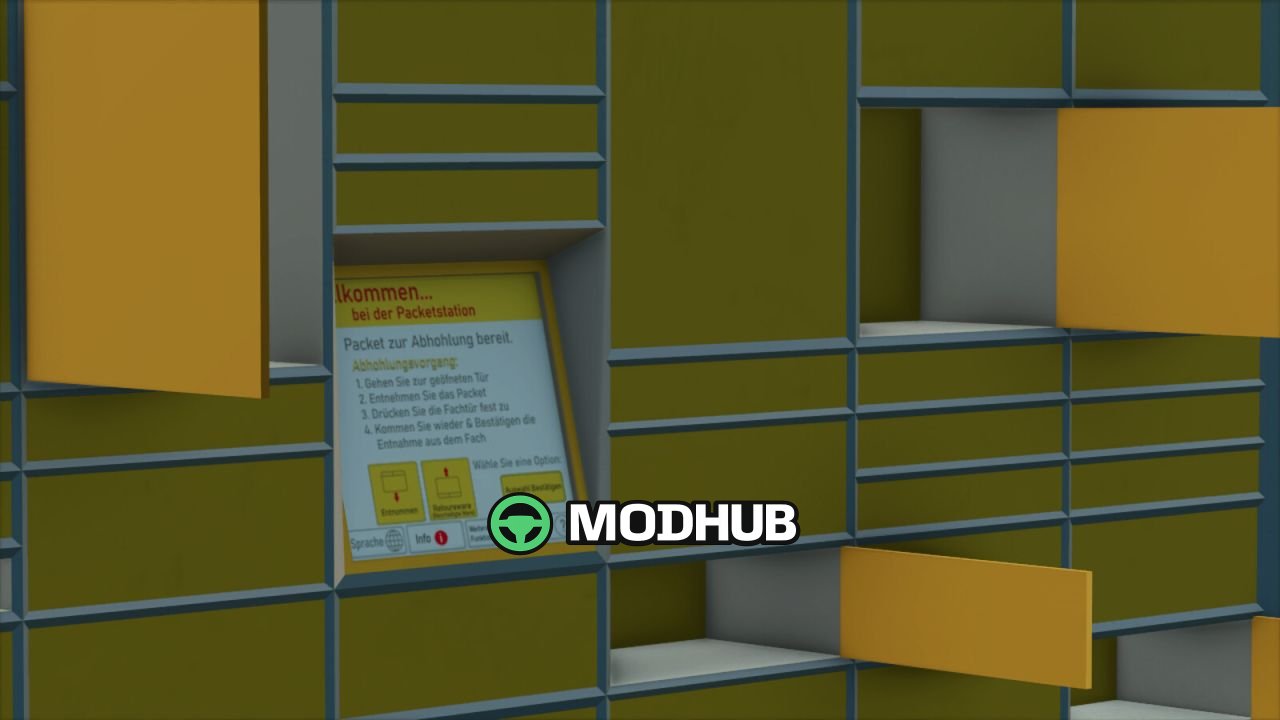 Пакункові шафки Parcel Locker Pack V1.0 для FS25