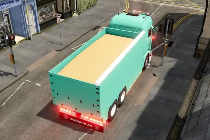 Powerful Truck Scania R730 Jakob for Fast Crop Transport in FS25 — 6