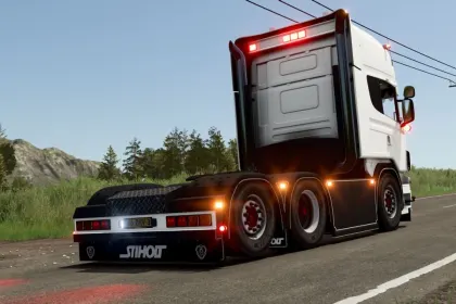 Leistungsstarker Lkw Scania 164G V8 580 PS für Farming Simulator 25 — 6