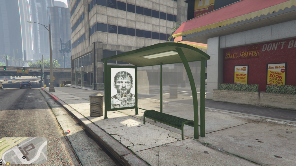 Messi & Ronaldo Bus Stop Posters for GTA 5 — 5
