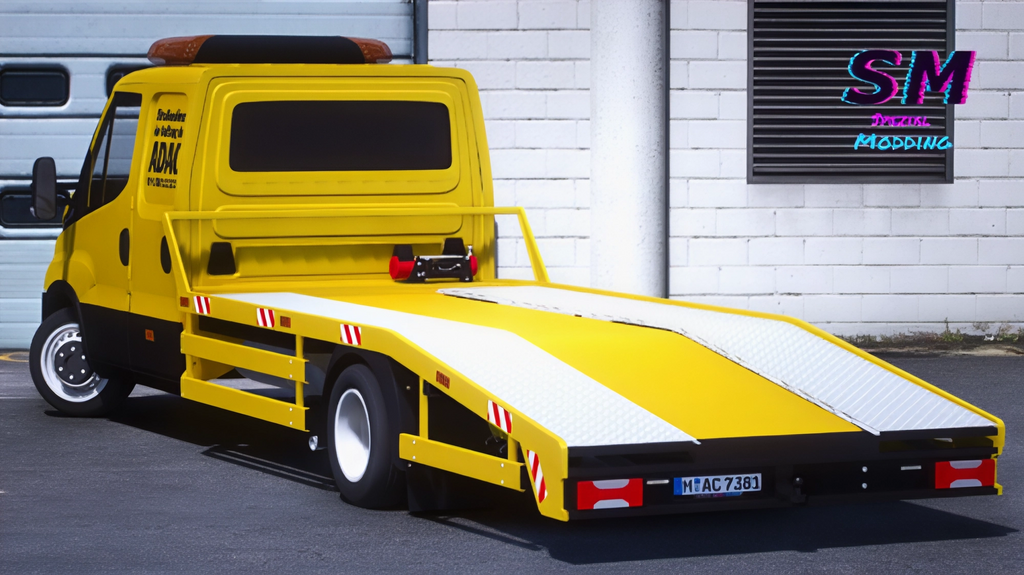 Евакуатор Iveco Daily ADAC для GTA 5 — 2