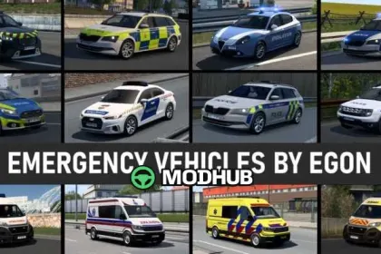 Службові автомобілі Egon v1.3 для ETS2 — 2