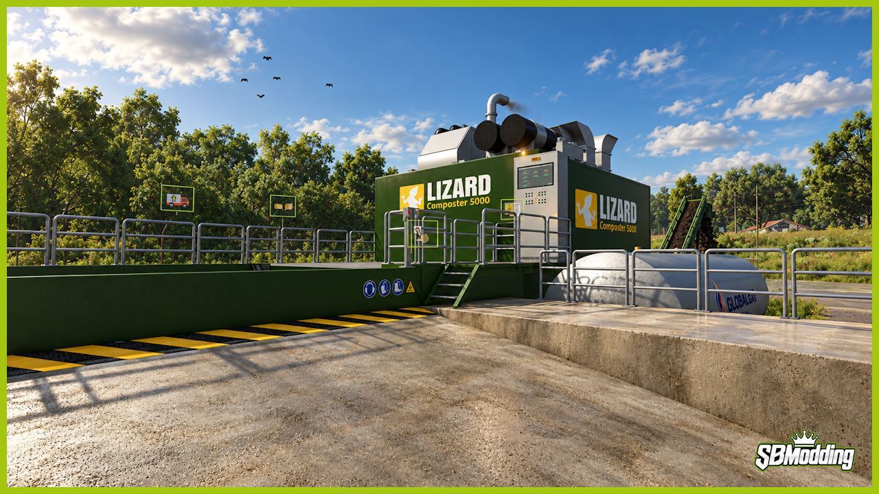 Composter Lizard Composter 5000 for Farming Simulator 25