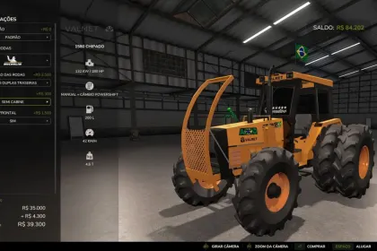 Трактор Valmet 1280/1580 для Farming Simulator 25
