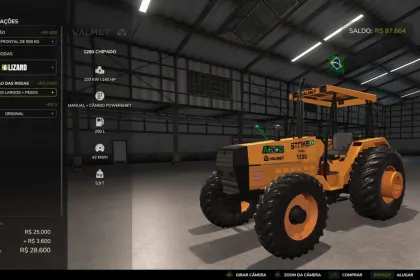 Трактор Valmet 1280/1580 для Farming Simulator 25 — 2