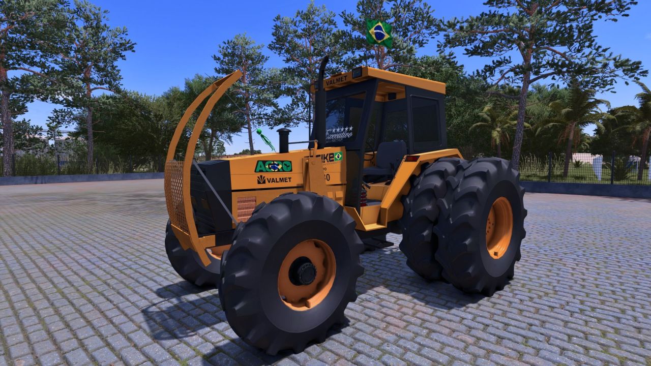 Трактор Valmet 1280/1580 для Farming Simulator 25
