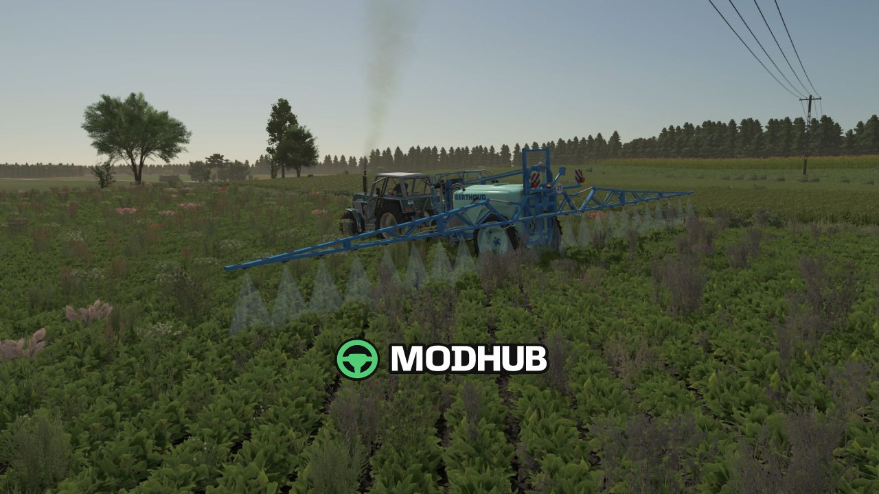 Обприскувач Berthoud Major V2.0.0.1 для FS25