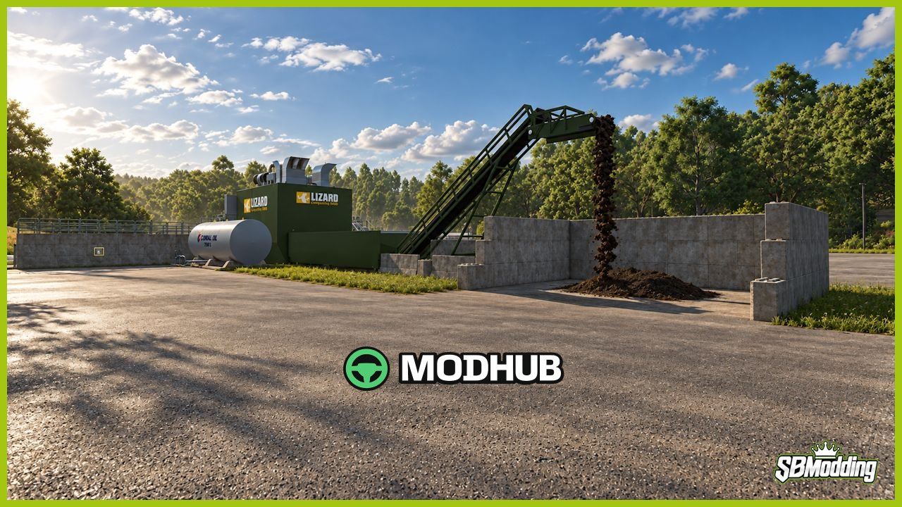 Компостер Lizard Composter 5000 для FS25