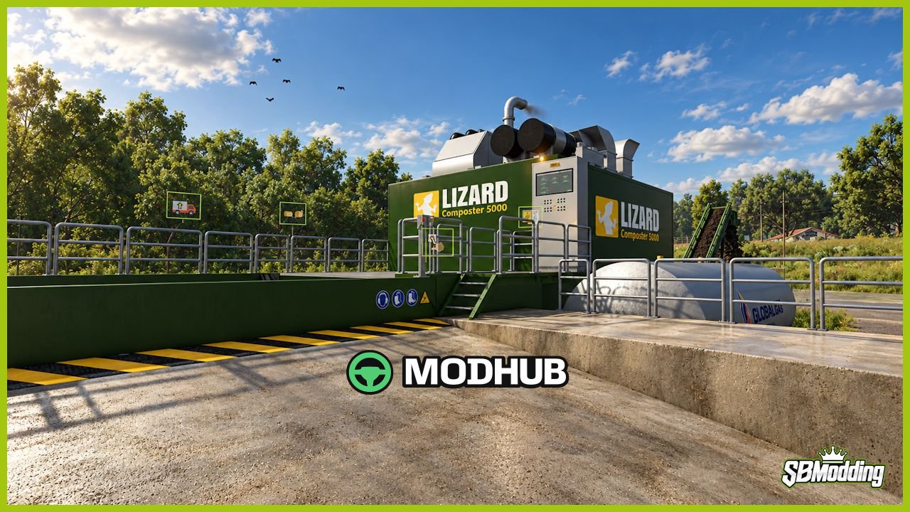Компостер Lizard Composter 5000 для FS25