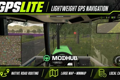 GPS Lite V1.2.1 для FS25