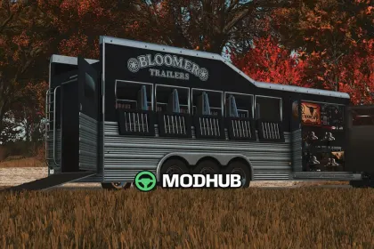 Przyczepa Bloomer 5 Horse Bumper Pull V2.1 dla FS25 — 3