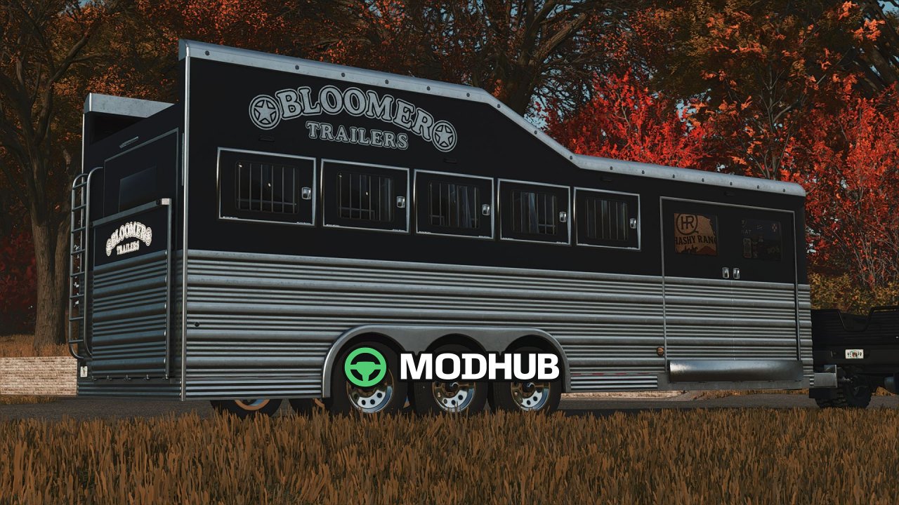 Przyczepa Bloomer 5 Horse Bumper Pull V2.1 dla FS25