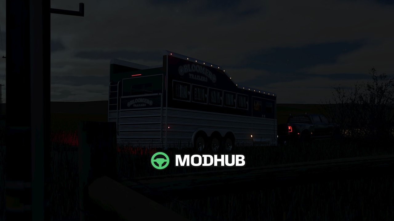 Przyczepa Bloomer 5 Horse Bumper Pull V2.1 dla FS25