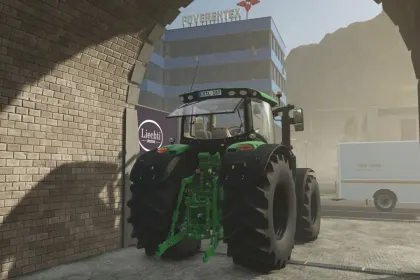 Leistungsstarker Traktor John Deere 6R Series — 300 PS und 50 km/h für Farming Simulator 25 — 3
