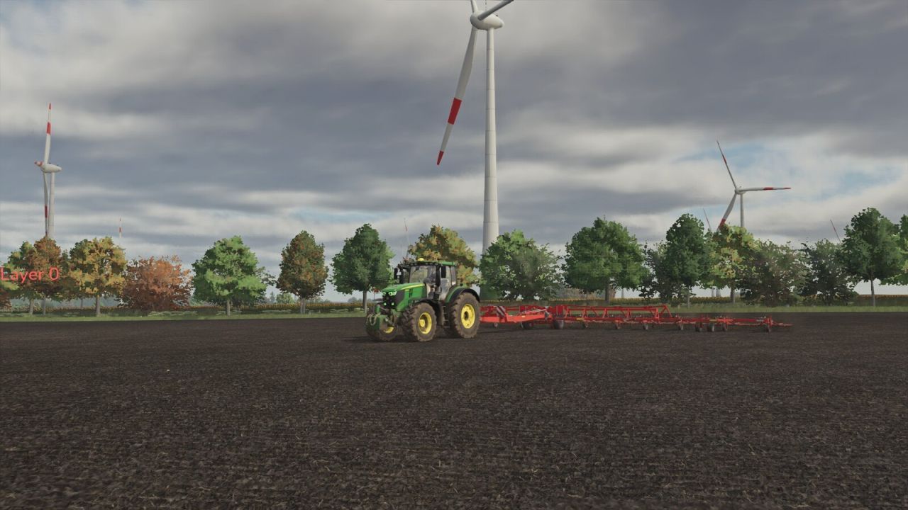 Leistungsstarker Traktor John Deere 6R Series — 300 PS und 50 km/h für Farming Simulator 25