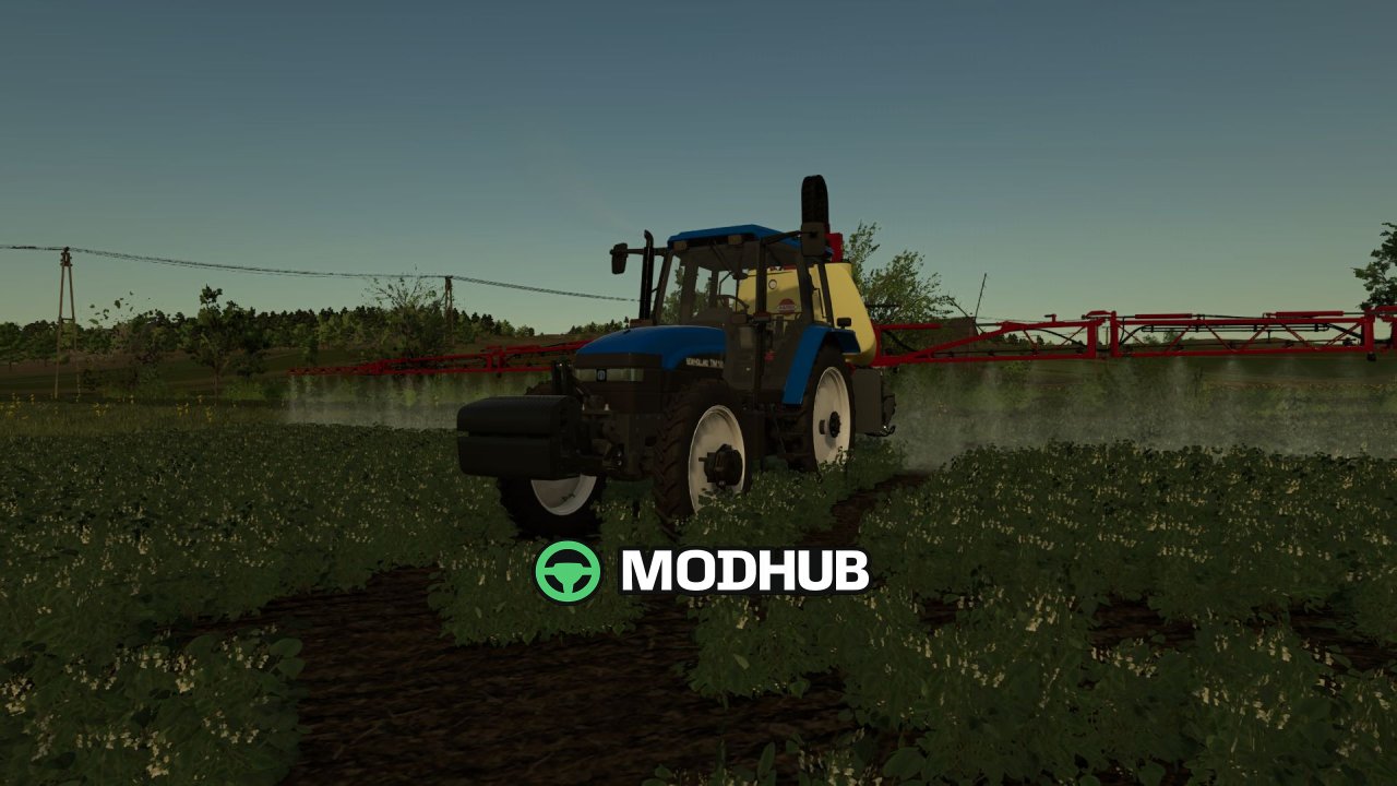 Трактор New Holland 8×60/TM/M Series V1.1 для FS25