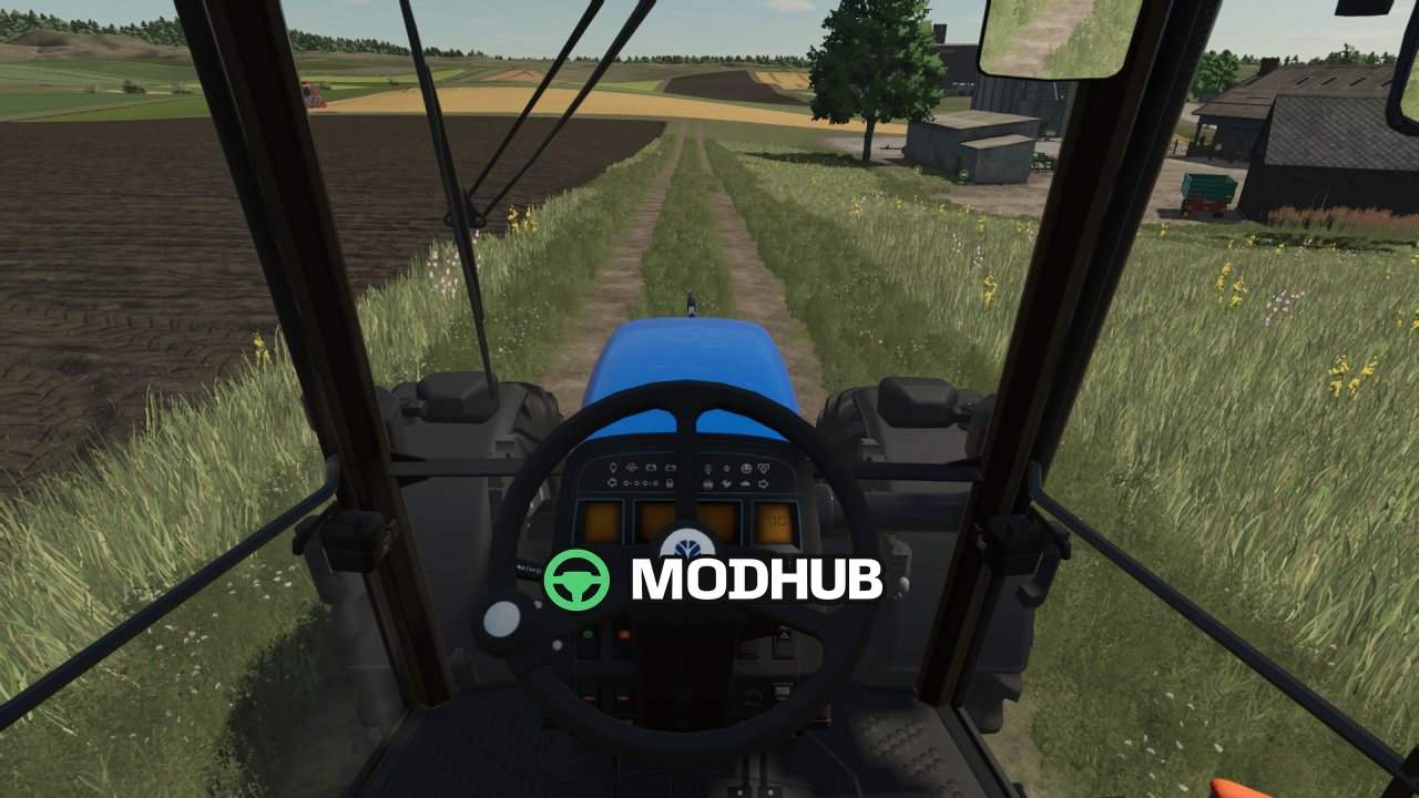 Трактор New Holland 8×60/TM/M Series V1.1 для FS25